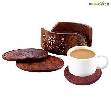 Wooden Tea Coaster